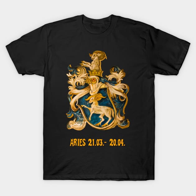 Aries T-Shirt by Merilinwitch